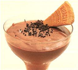 Una Mousse de chocolate Exprés