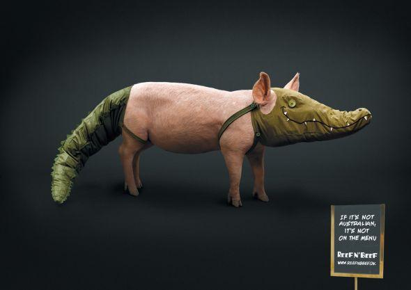 20 anuncios creativos muy cerdos