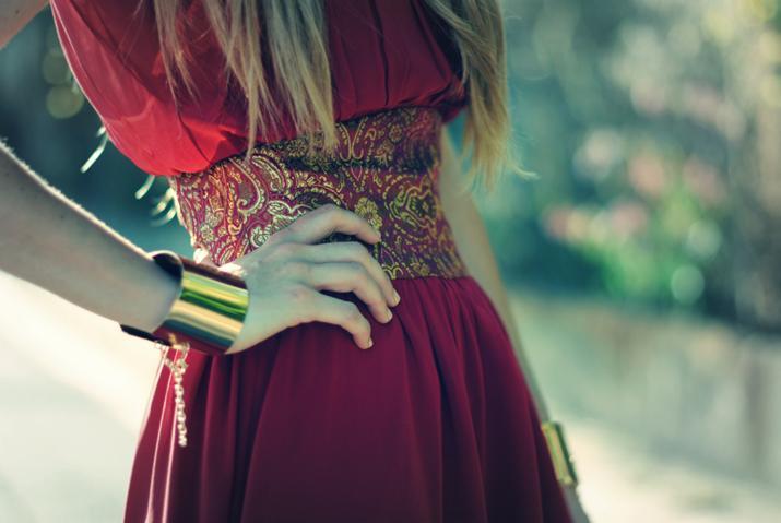 Ceremony in red