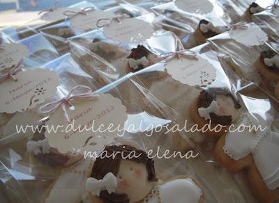 Galletas decoradas para comuniones.