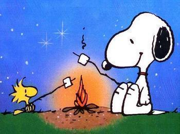 snoopy_camping