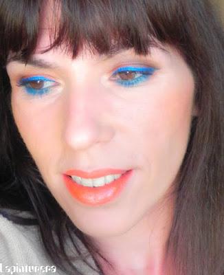 Inglot: lo tuyo es puro verano (naranja y azul)