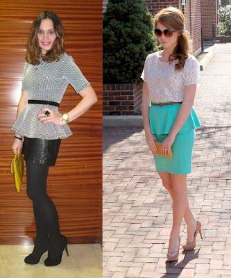 Peplum street style