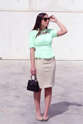 Peplum street style