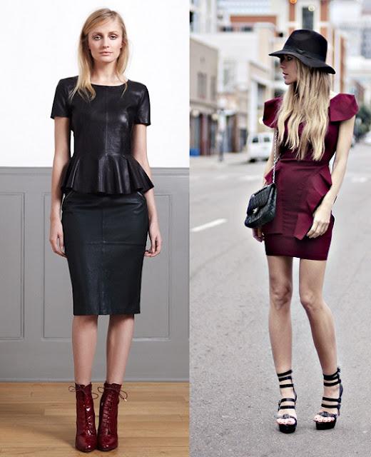 Peplum street style