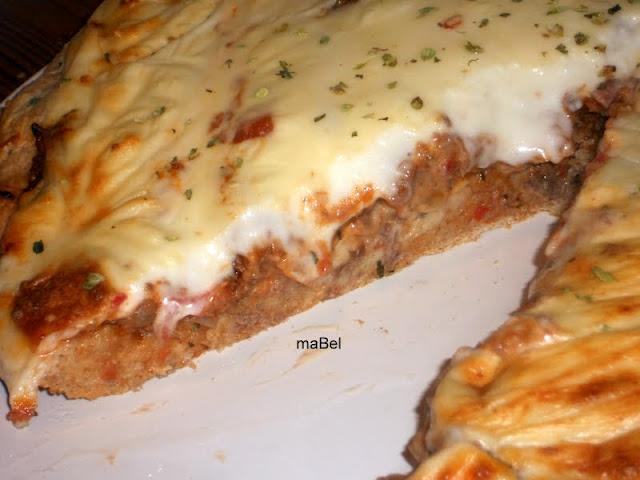 Pizza de carne o pollo