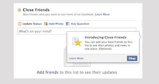 Nueva función para destacar a nuestros amigos más cercanos en Facebook