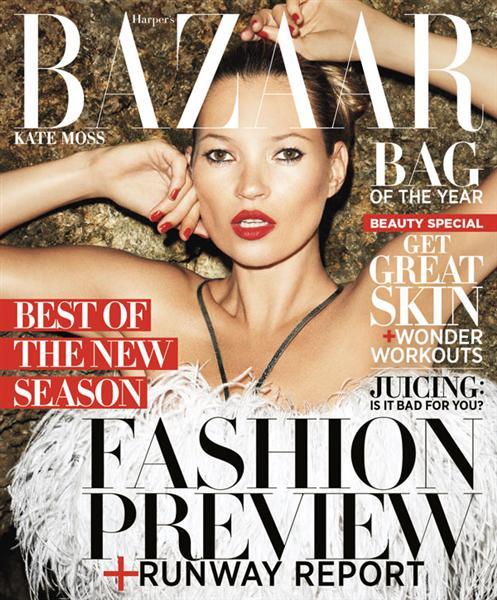 Kate Moss: imagen de Harper's Bazaar