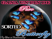 Sorteo butterfly del blog Fly like a butterfly