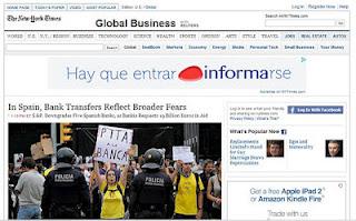 ¡Ay!, ¡ay!, ¡ay! . La banca nos hundirá