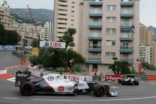 Marca Checo la vuelta rápida en Mónaco y cierra undécimo