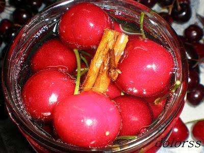 Cerezas en alcohol