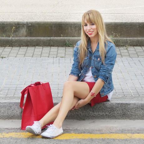 sport chic in red