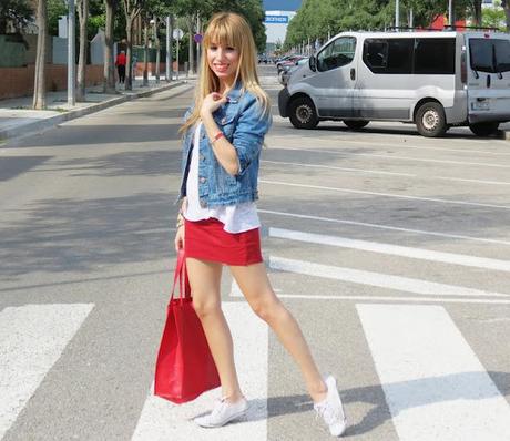 sport chic in red