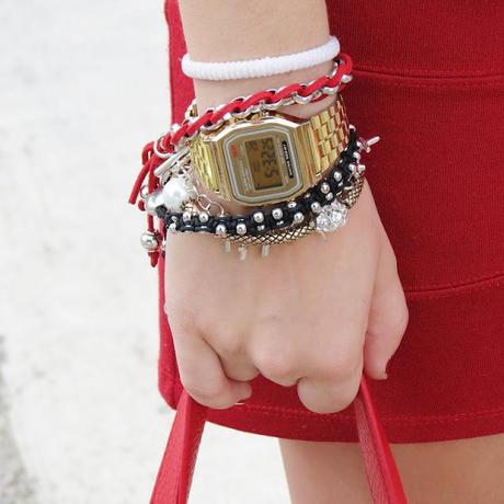 sport chic in red