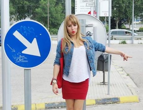 sport chic in red