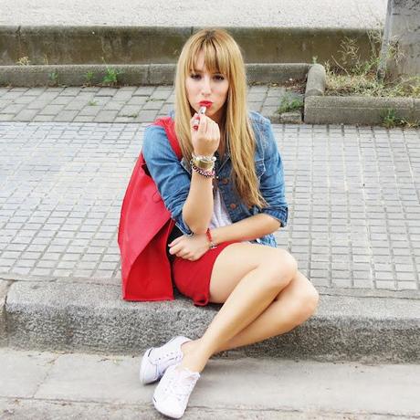 sport chic in red