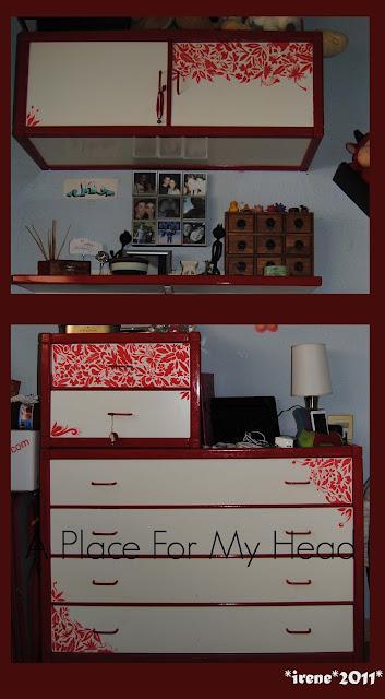 Redecorando los muebles de la habitación