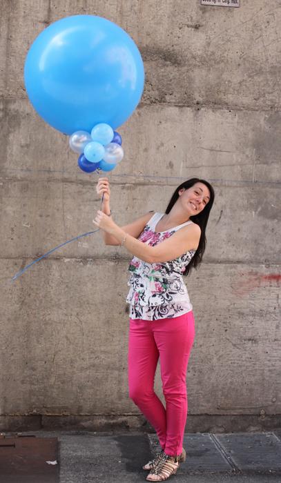 Globos gigantes y llamativos