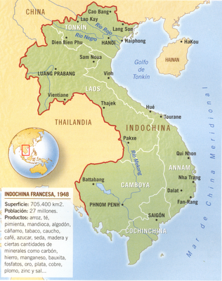 LA PRIMERA GUERRA DE INDOCHINA. DIEN BIEN PHU