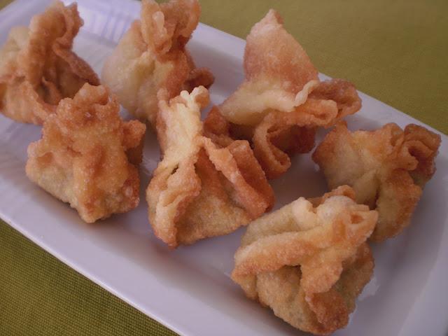 WONTON RELLENOS DE LOMO DE CERDO AL HORNO