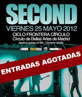 SOLD OUT DE SECOND EN SU CONCIERTO DE MADRID EL PASADO 25 DE MAYO