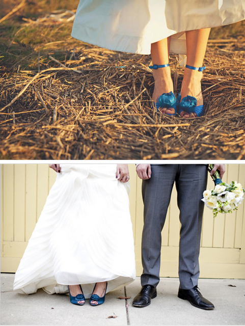 Azul Para Tu Boda; Los Zapatos