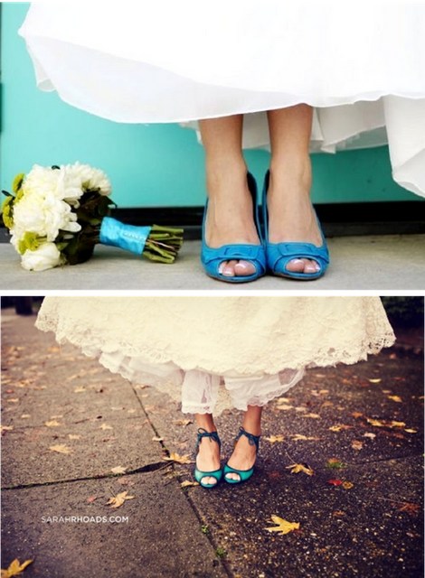 Azul Para Tu Boda; Los Zapatos