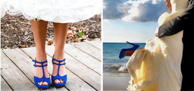 Azul Para Tu Boda; Los Zapatos