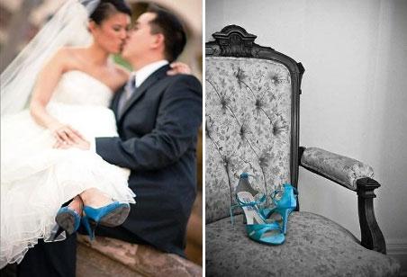 Azul Para Tu Boda; Los Zapatos