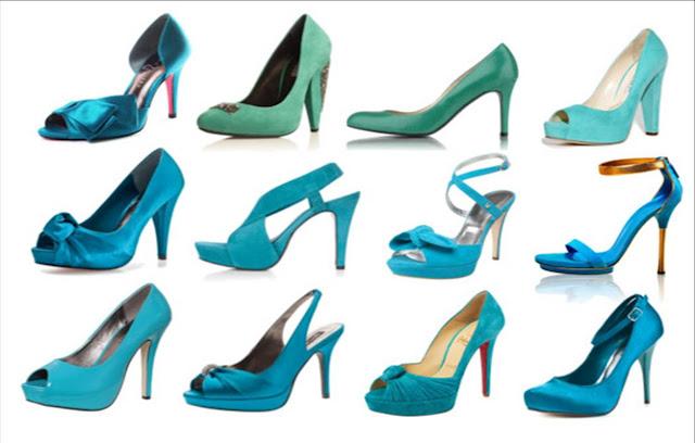 Azul Para Tu Boda; Los Zapatos
