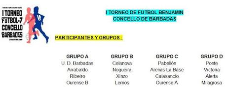 I TORNEO BENJAMÍN CONCELLO DE BARBADÁS (CALENDARIO Y NORMAS)