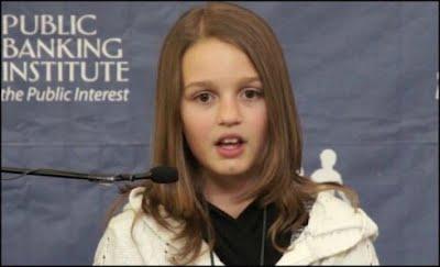 Una niña de 12 años explica cómo “timan” y “roban” los bancos.