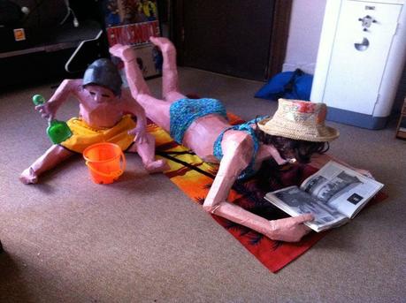 sunbathers los angeles