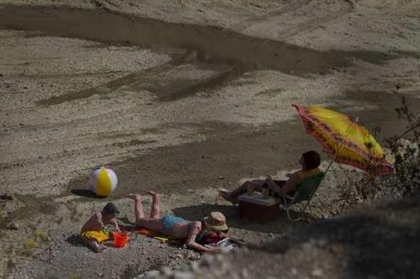 sunbathers, Los Angeles Times