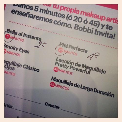 Las clases de Bobbi.