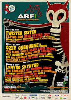 Azkena Rock Festival 2012 Escenarios y horarios