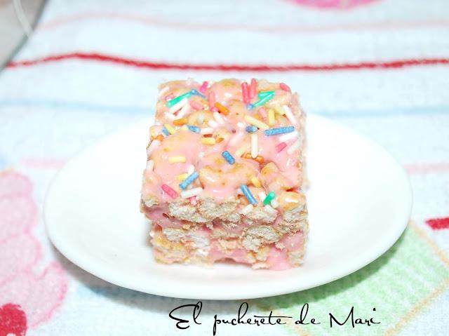 CUADRADITOS CRUJIENTES DE NUBE