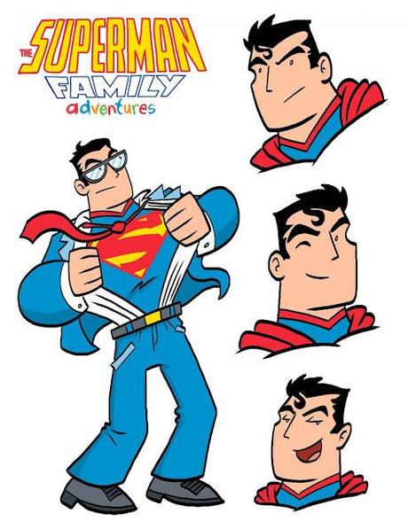 SUPERMAN FAMILY ADVENTURES: Diseños del nuevo comic para niños