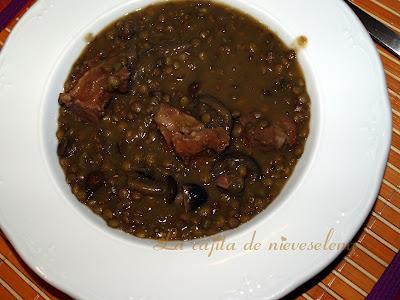 Lentejas pardinas con boletus by Rubi