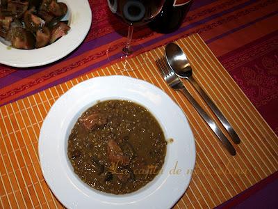 Lentejas pardinas con boletus by Rubi