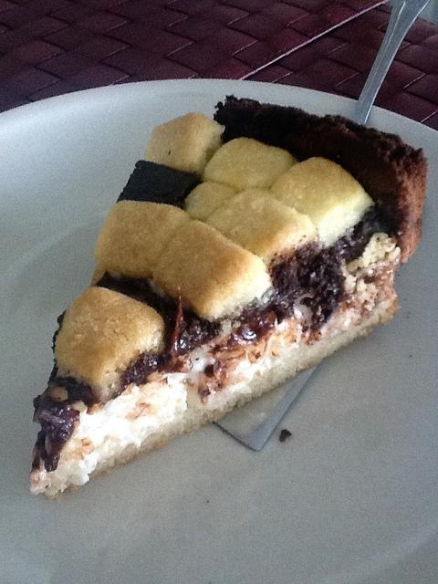 Tarta Crujiente de Arroz con Leche