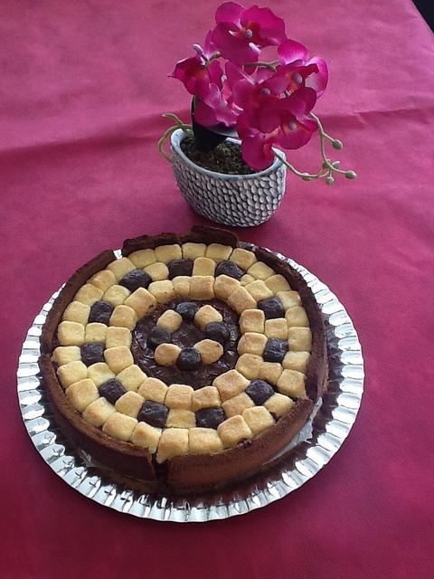 Tarta Crujiente de Arroz con Leche