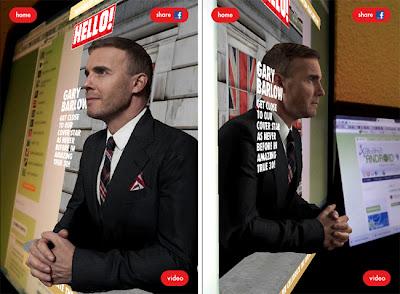 Hello!, la versión inglesa de la revista Hola!, saca una portada en 3D para verla desde tú móvil