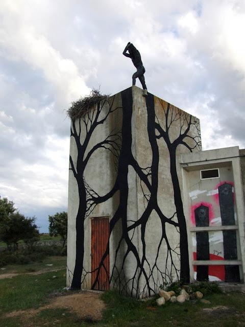 Depósito de agua en Morille, Salamanca, cerca del Mu...