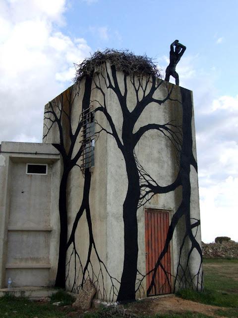 Depósito de agua en Morille, Salamanca, cerca del Mu...