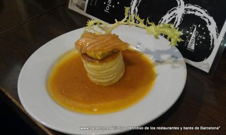 1a Ruta de Tapas por Barcelona 2012 Volcán relleno de marisco width=