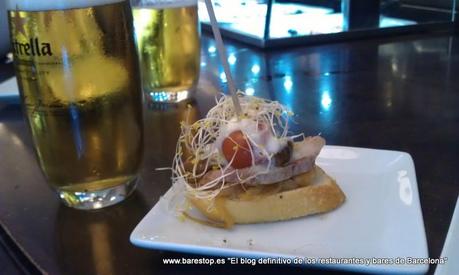 1a Ruta de Tapas por Barcelona 2012 Montadito de Solomillo ibérico y setas