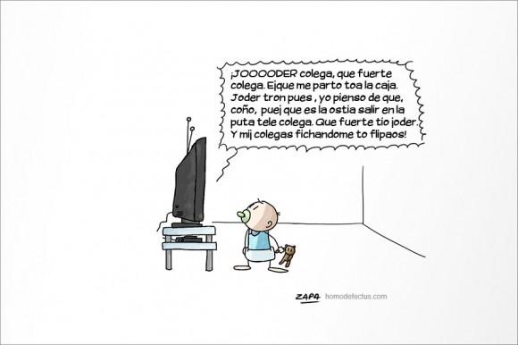 Humor gráfico: niños y tecnología