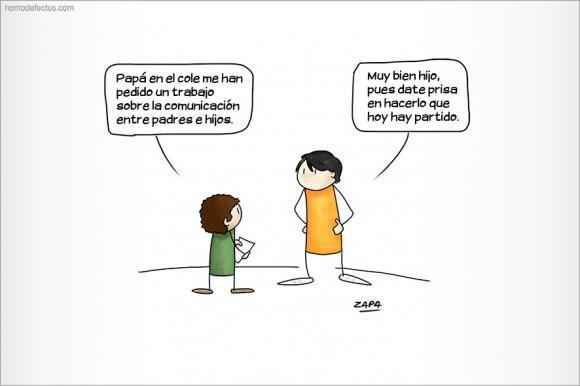 Humor gráfico: niños y tecnología